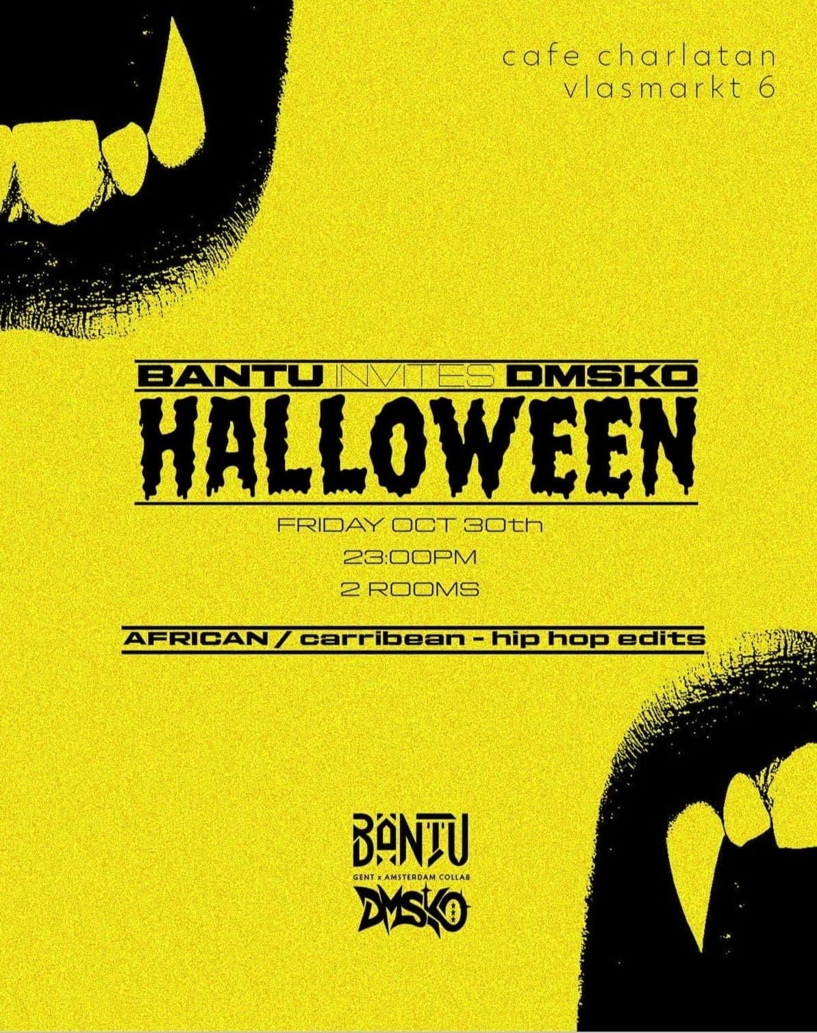 Affiche van Bantu x Dmsko: Halloween Edition