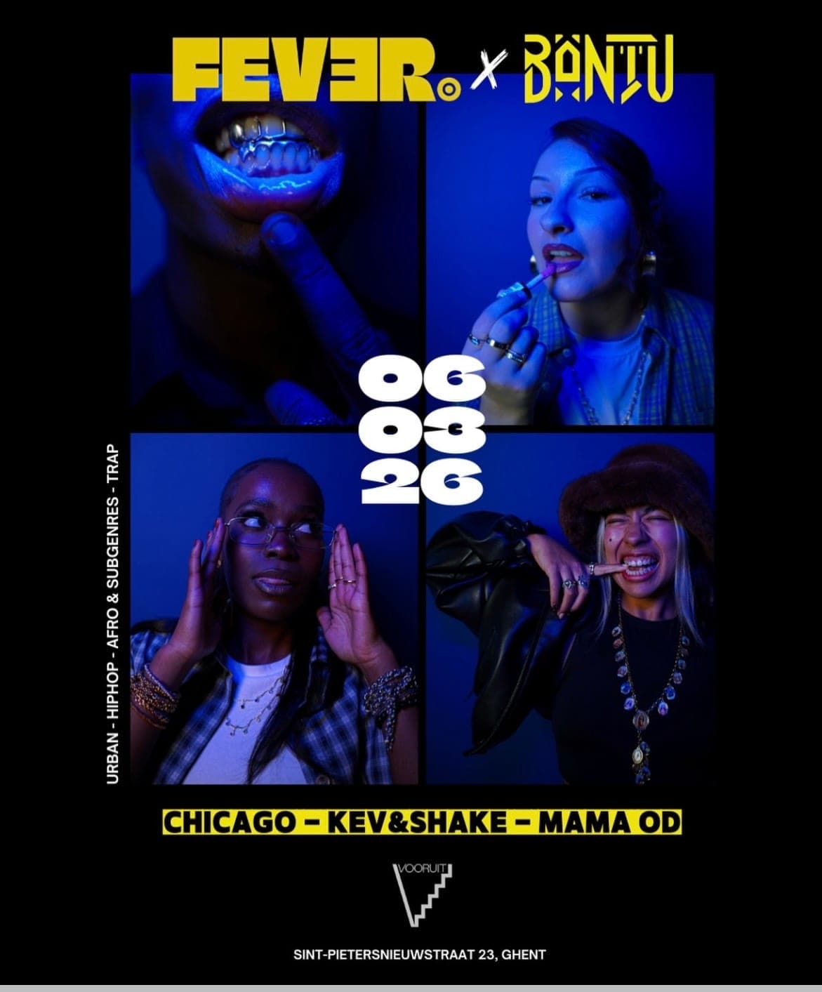 Affiche van Fever x Bantu